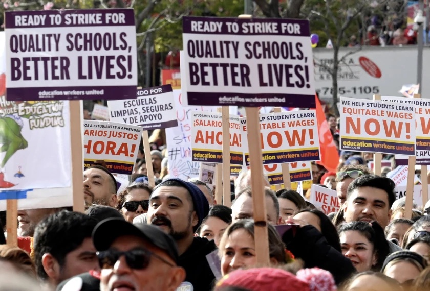 LAUSD Service workers are going on strike e3d news